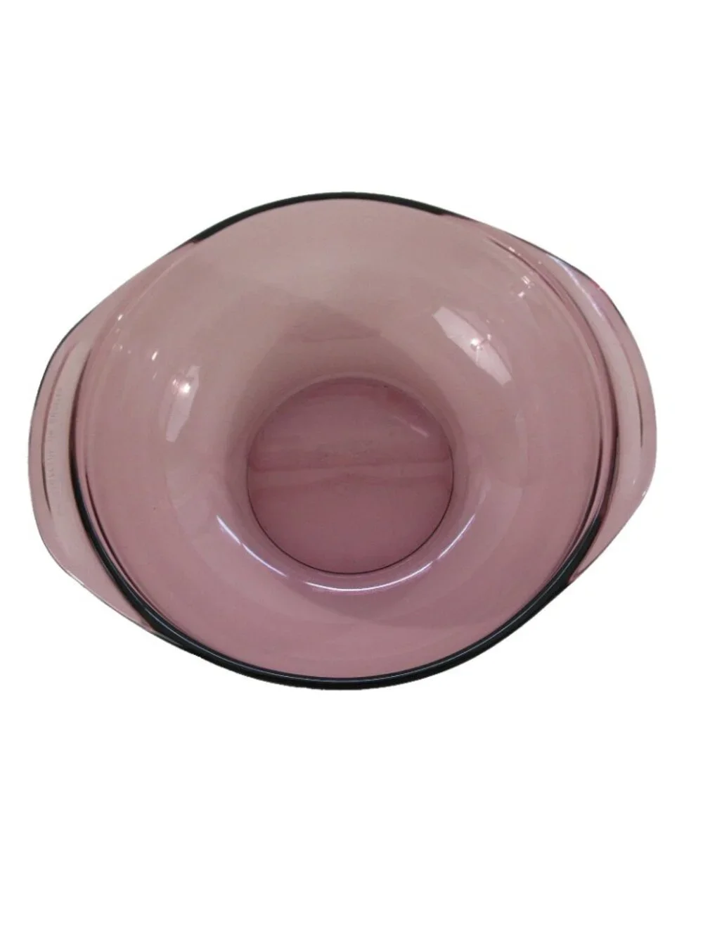 Vintage Pyrex Cranberry or Amethyst 2-Quart Round Covered Casserole Dish